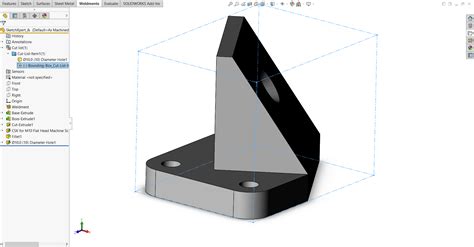 solidworks sheet metal bonding box